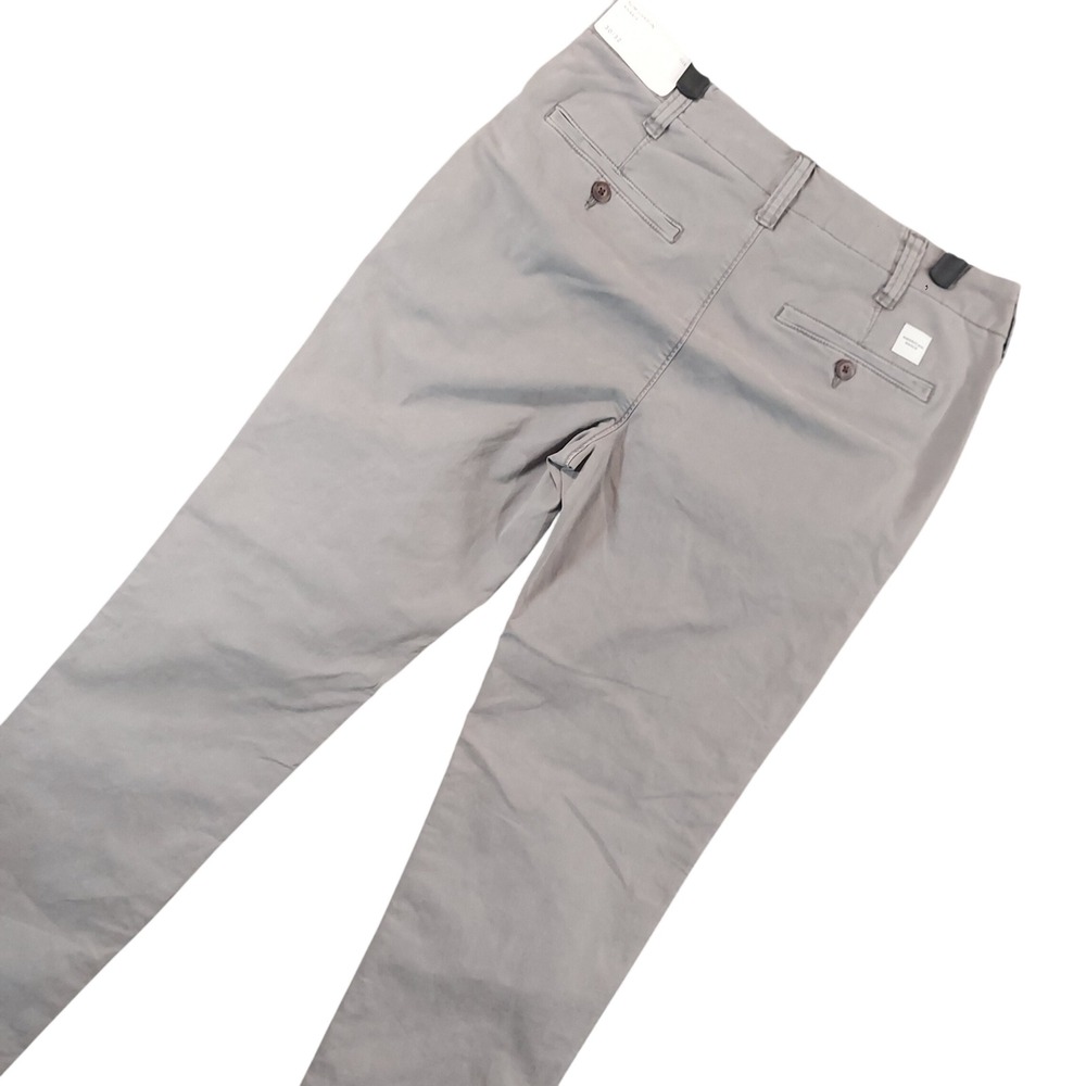 American Eagle Khakis Men 30x32 Grey Slim Lived-In Flex Chino Pants 012 1120